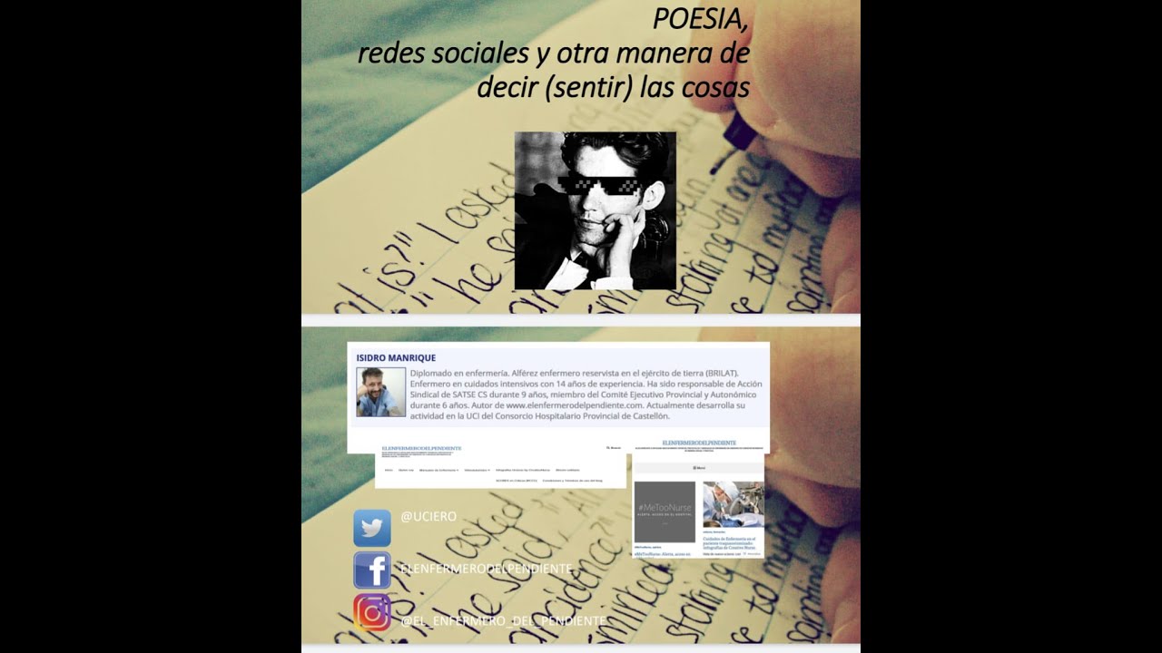 POESÍA, redes sociales y otra manera de decir (sentir) las cosas.