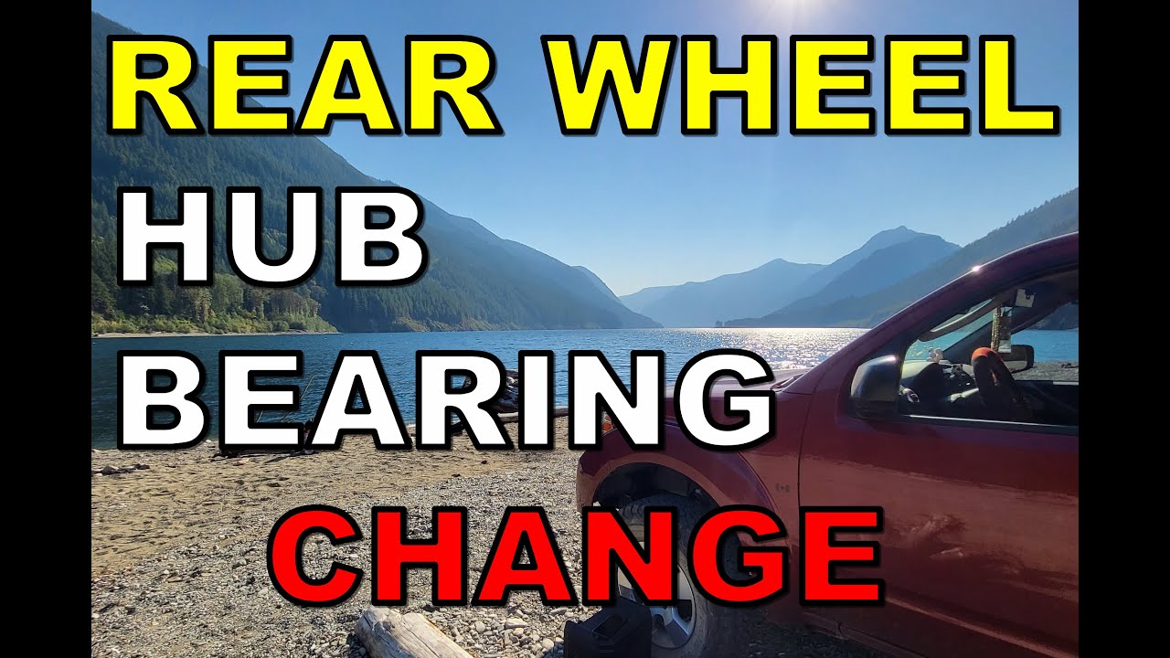 R51 PATHFINDER 2008 REAR WHEEL HUB BEARING ASSEMBLY CHANGE