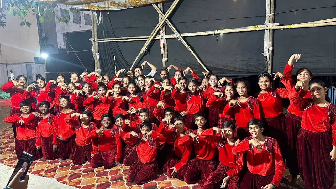 BTS Loknete Ramseth Thakur School Annual Day 2024 Not a Vlogger tho just making memories ❤️🧿😄 #dance