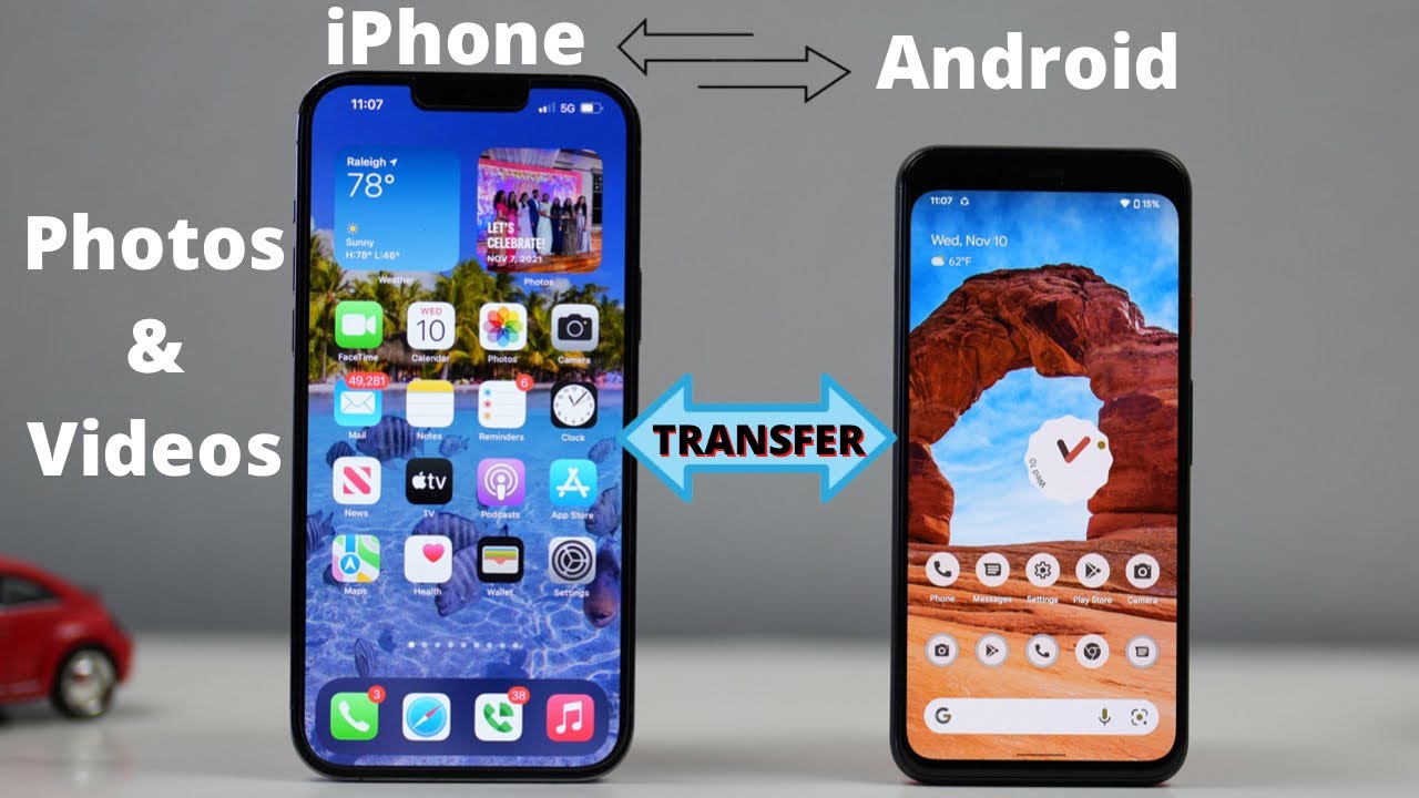 How to Transfer Photos videos From Android to iPhone in Telugu By PJ