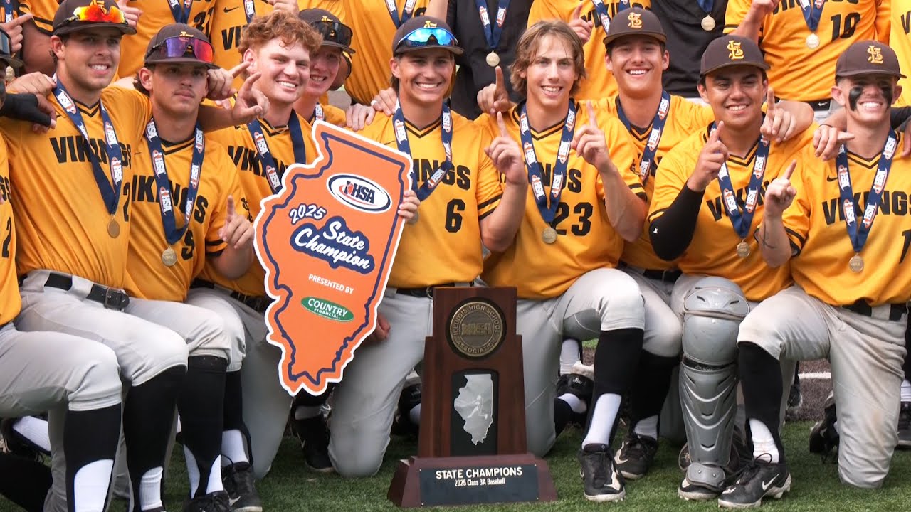 St. Laurence scores the final three runs to beat Benet in the IHSA Baseball 3A State Championship