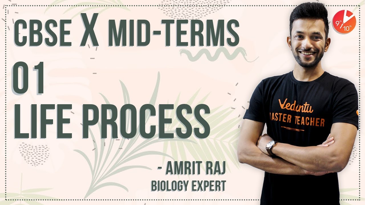 Life Process 1 | CBSE Class 10 Biology Mid-Term Revision | Science Chapter 6 | CBSE NCERT Questions