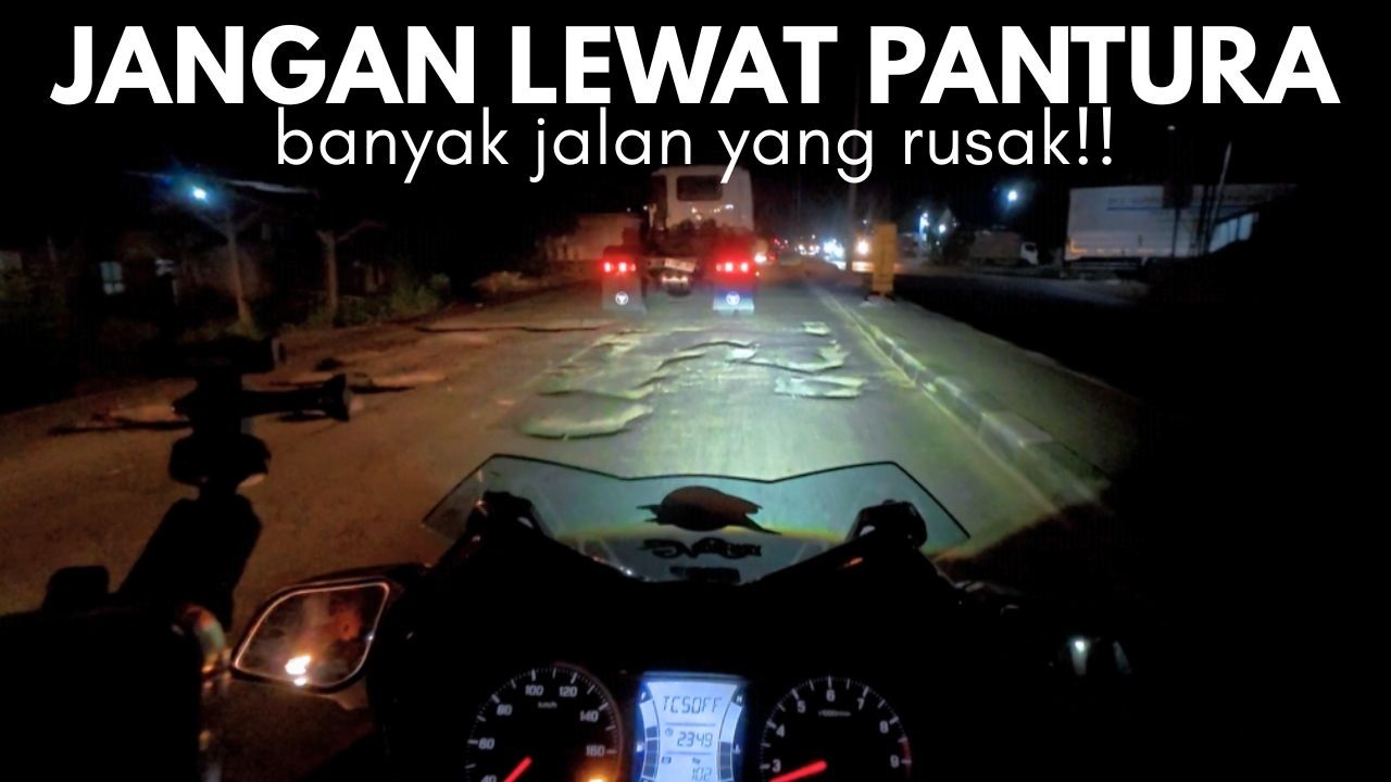 JALAN RUSAK PARAH‼️Misi mencari jalan berlubang di pantura - Touring idealizpeed eps.1