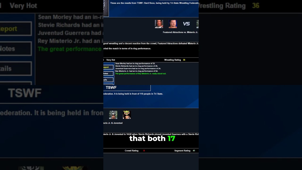 Rey Misterio Jr is insane at 17. TEW IX 1992 Real World Mod | SPOILERS! 