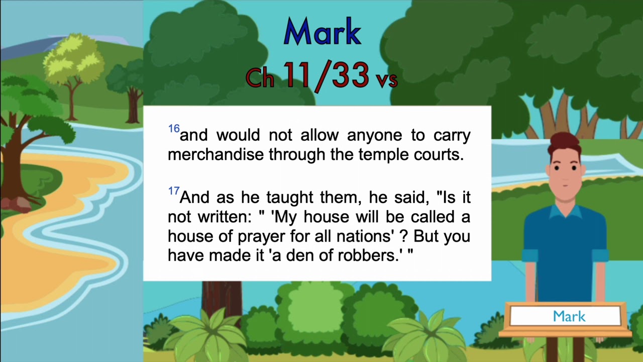 NIV Mk 11 (Black Marketing at a House of Prayer?)