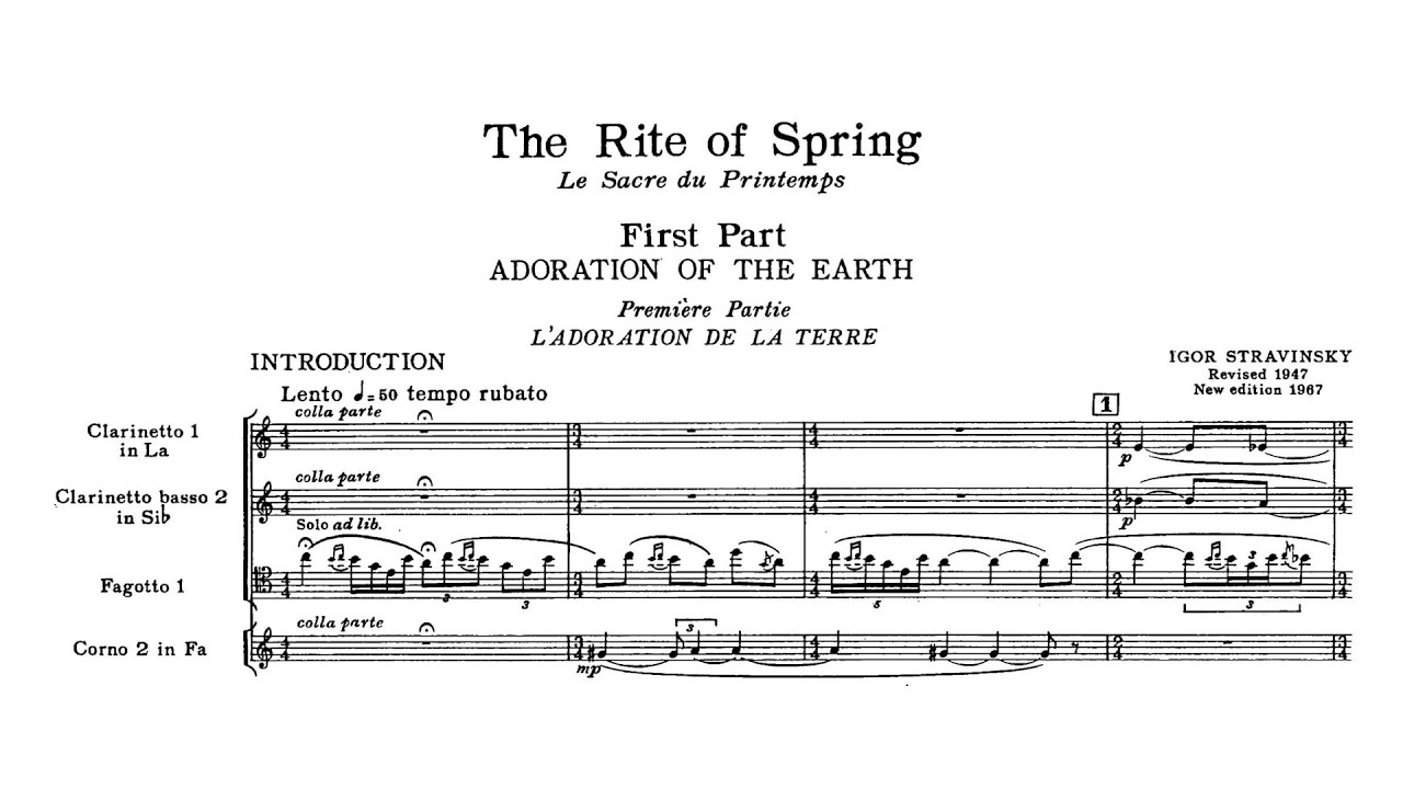 Stravinsky: Ballet 'The Rite of Spring', K015 [Currentzis]
