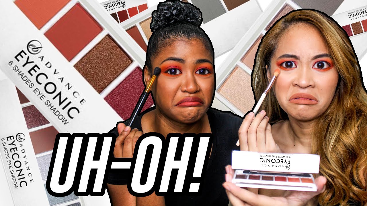Morena & Chinita Try NEW EB Advance Eyeshadow: EYECONIC Palette | Boo-YAH👍 or Boo-HOO👎? | Booya