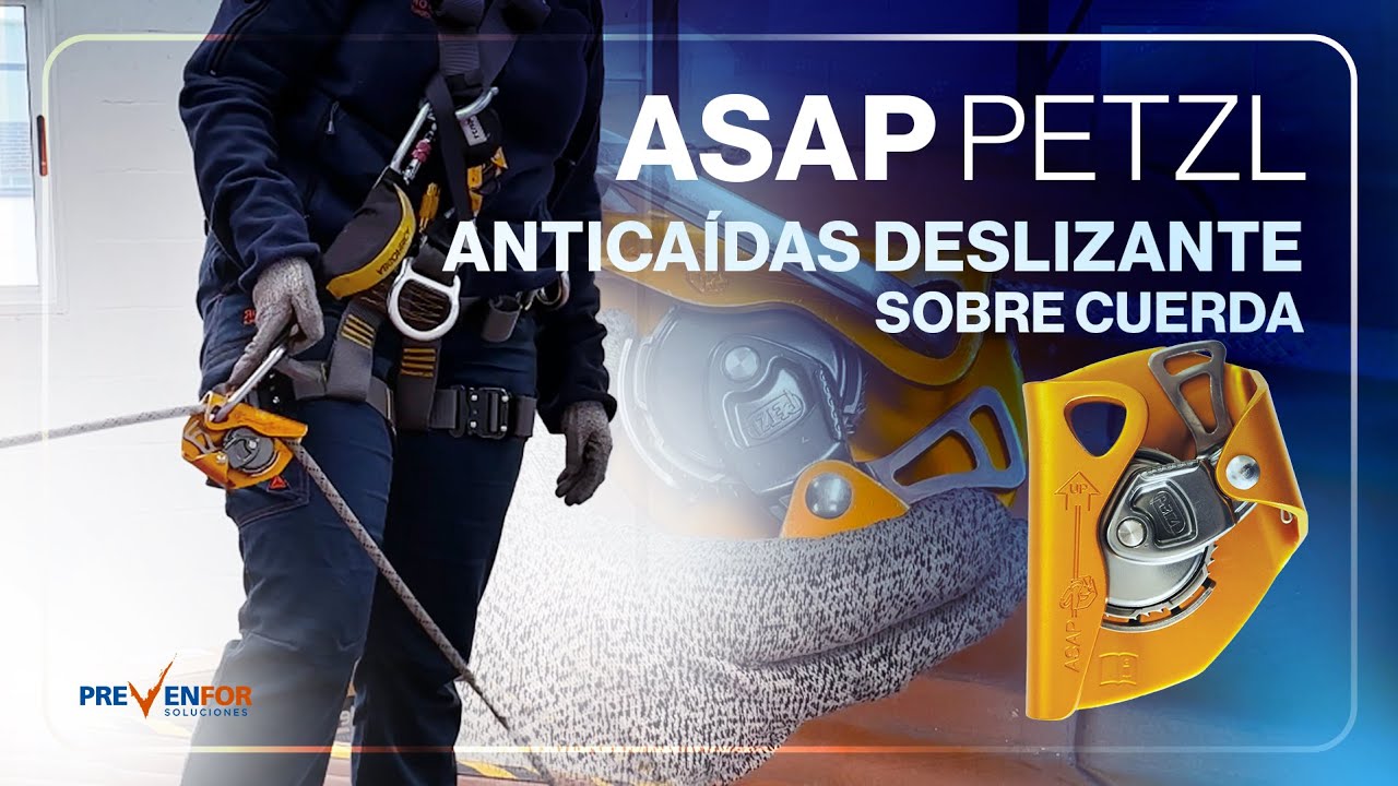 ASAP Petzl - Anticaídas para cuerda. ¿Cómo funciona? - Prevenfor