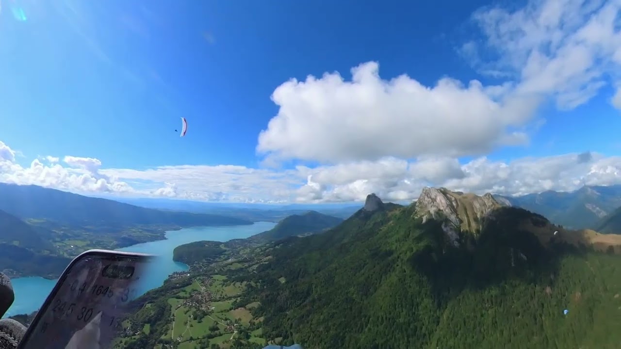 Paragliding from Forclaz