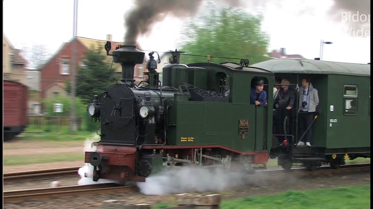Dampflok I K Nr54 zwischen Mügeln und Glossen - Steam Locomotive