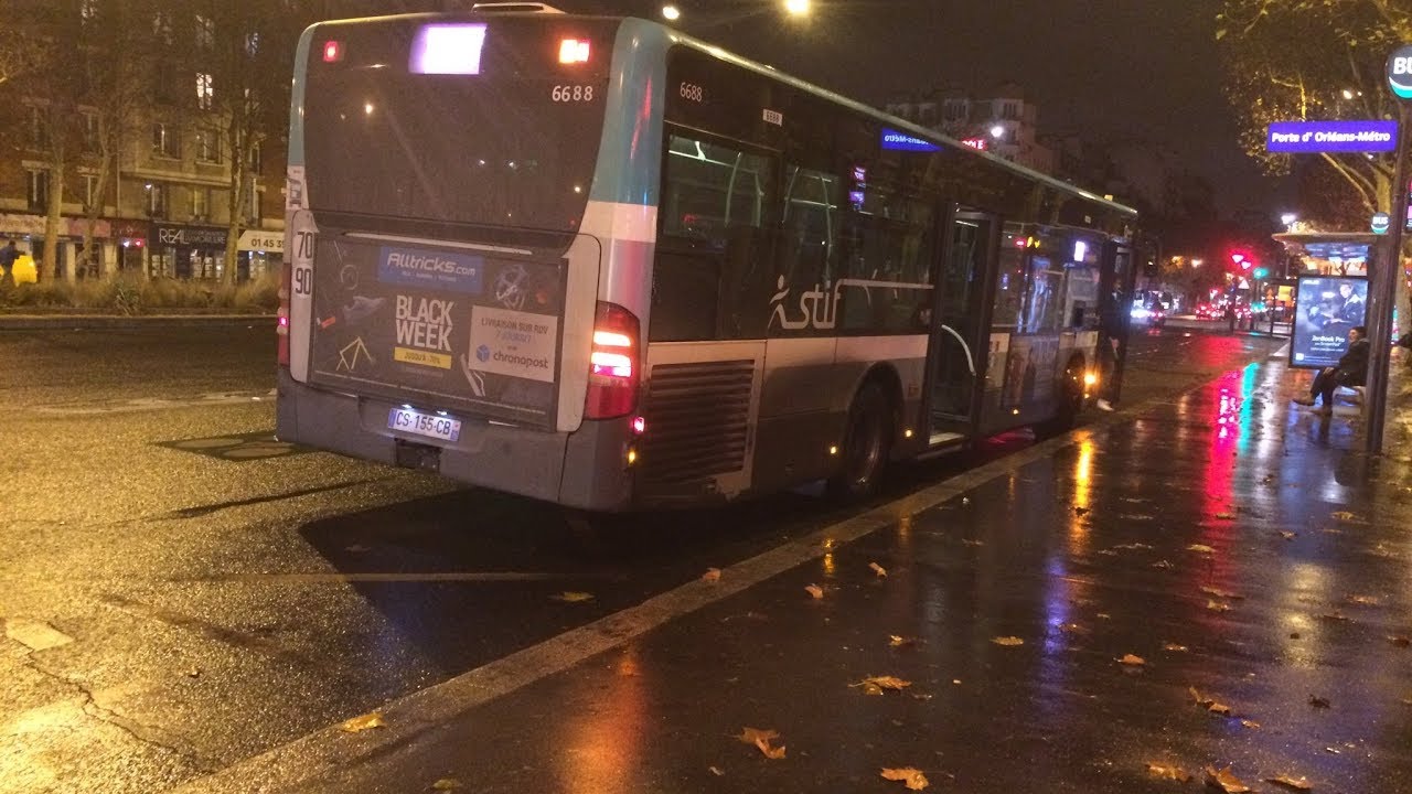 Bus RATP- Ligne 297- Longjumeau - Place Charles Steber_Général de Gaulle-Croix de Berny - [HD]