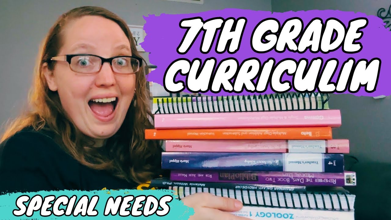 Homeschool Curriculum Picks 7th Grade || Special Needs 22Q , ADHD, JIA