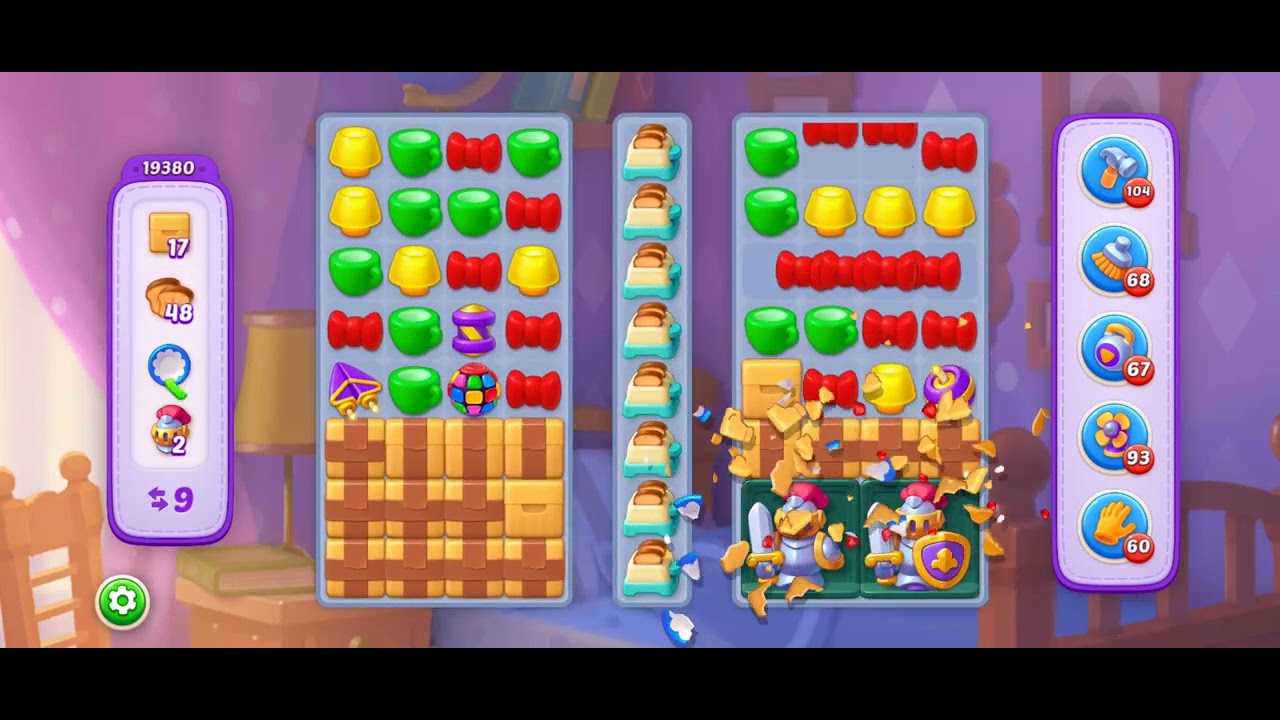 Homescapes Level 19380 Hard (No Boosters)