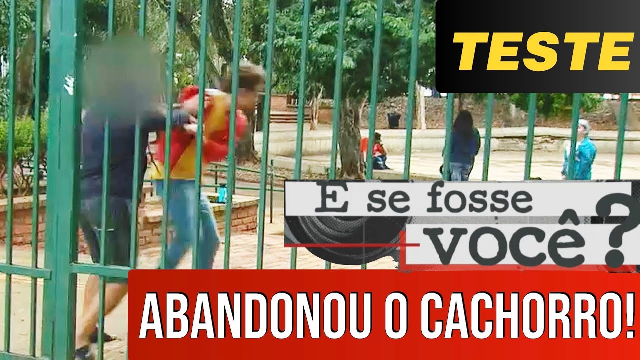 ABANDONOU O CACHORRO! | TESTE SOCIAL | EXPERIMENTO SOCIAL #experimentosocial #testesocial