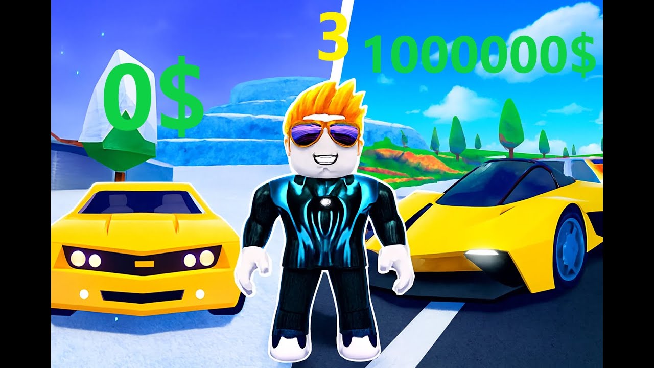 Прокачка в Jailbreak Roblox: От Ничего до Manta! Часть 3!
