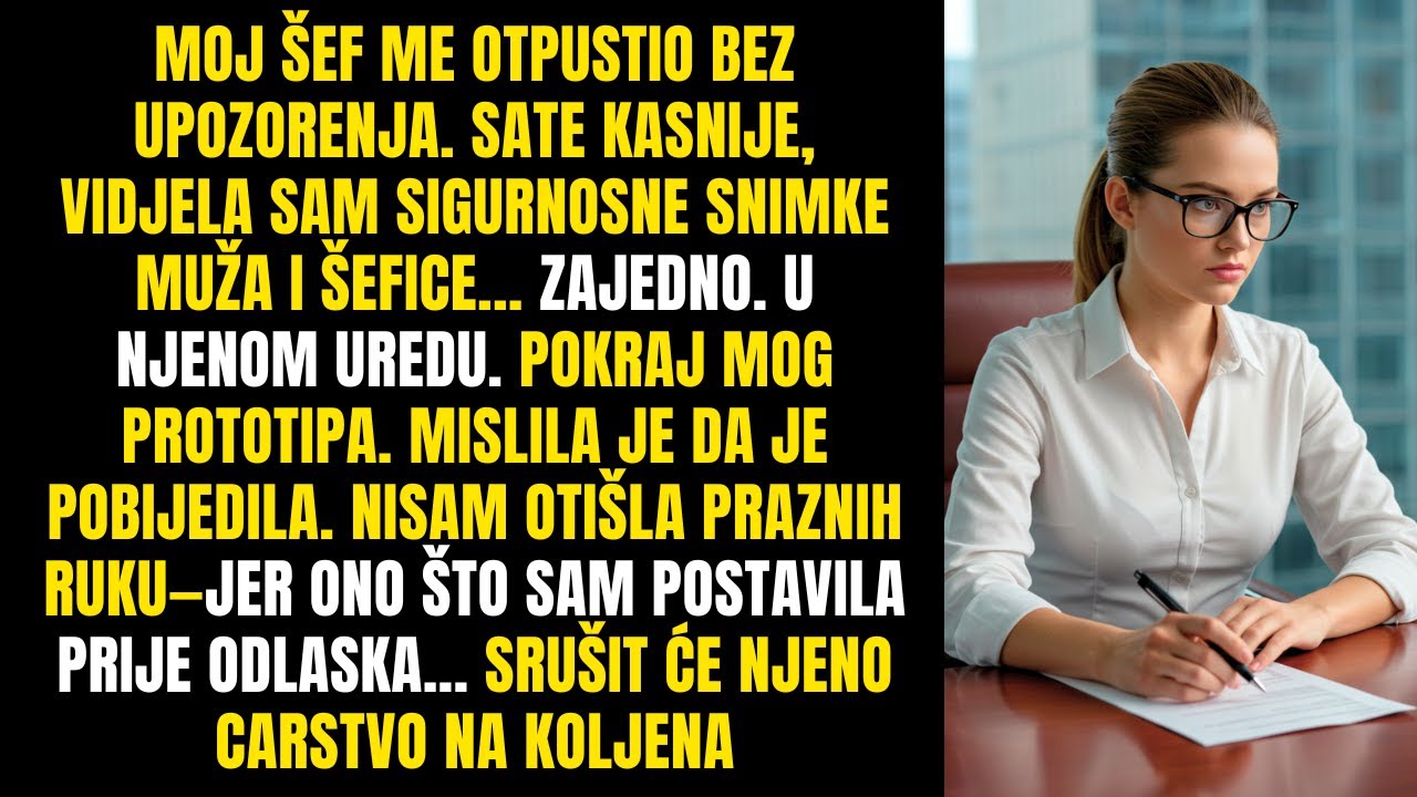 Šefica me otpustila - vidjela snimke muža s njom, što sam postavila srušit će carstvo
