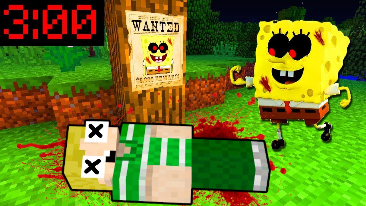Jeg Bliver Fanget Af ONDE SVAMPEBOB I Minecraft!!