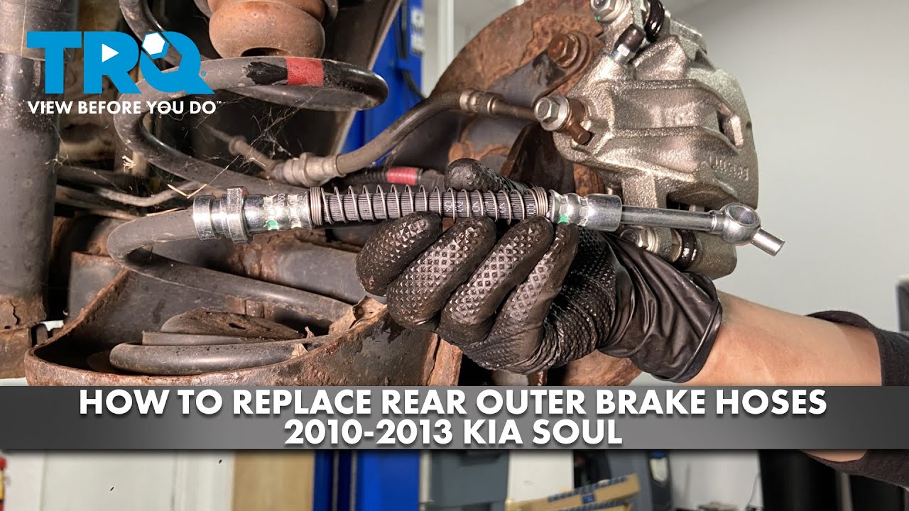 How to Replace Rear Outer Brake Hoses 2010-2013 Kia Soul