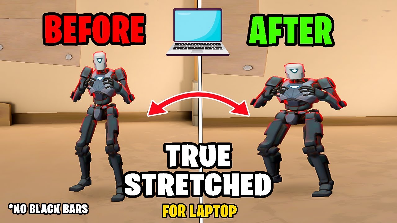TRUE Stretched Resolution on Laptop | Valorant (No Black Bars)
