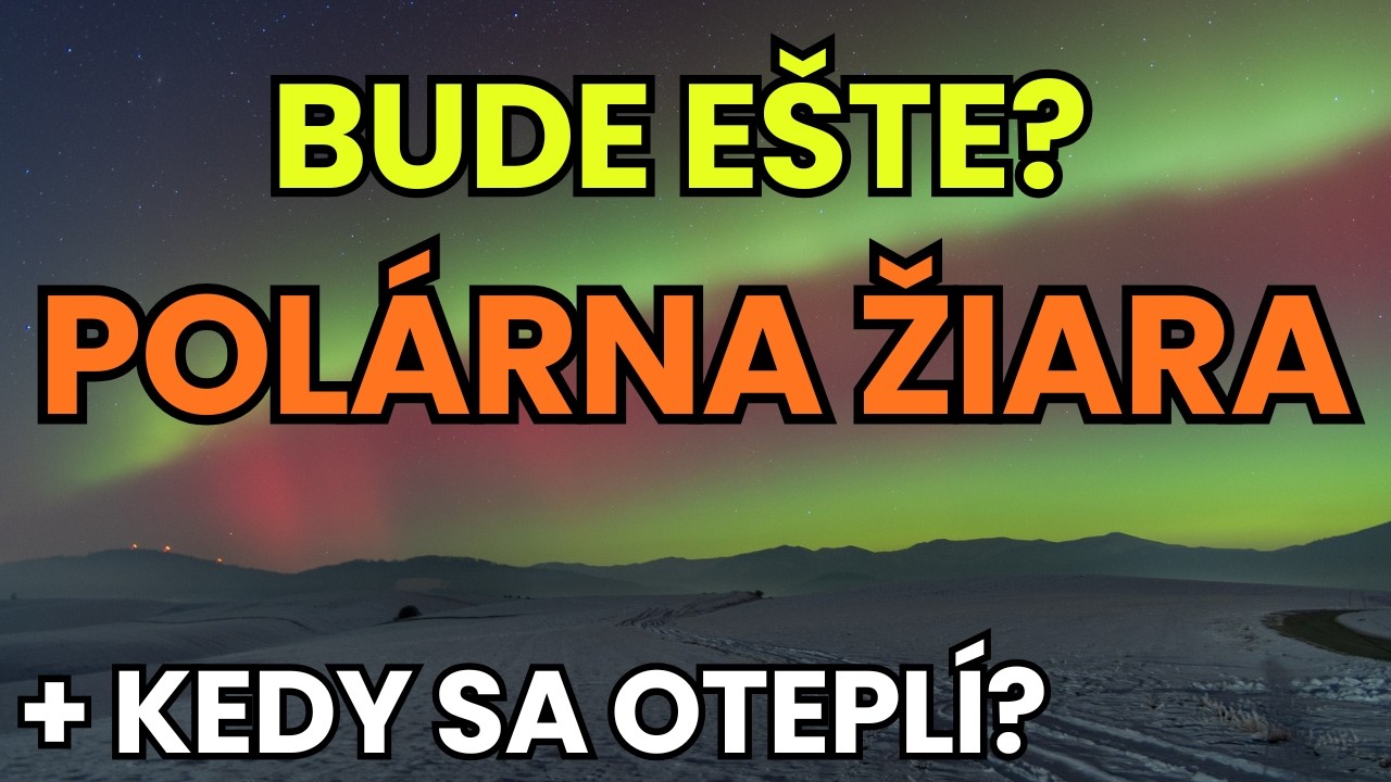Polárna žiara, smogová situácia a zmena počasia. #predpoveď #meteorológia #fakty #počasie