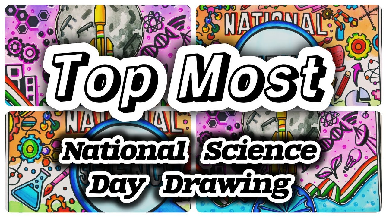 National Science Day Drawing/Science Day Poster/National technology day drawing#scienceproject