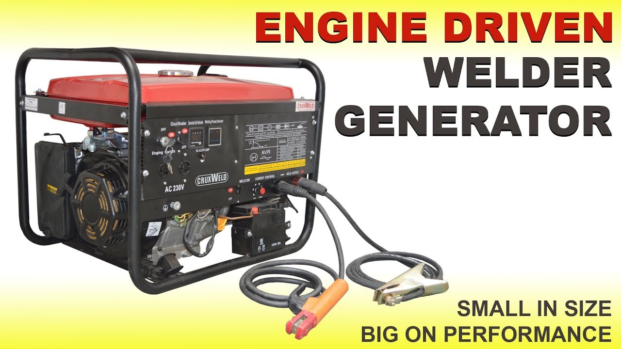 Petrol Engine Driven Welder Generator - Portable Welding Generator