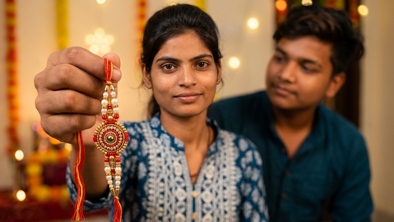 rakhi special1//p1ak production//ajay kumar//bhai bahan//new video
