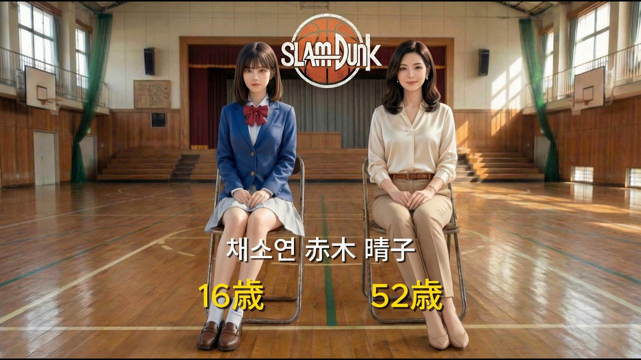 [SlamDunk] 슬램덩크 캐릭터 과거 vs 현재 1탄 #スラムダンク #anime