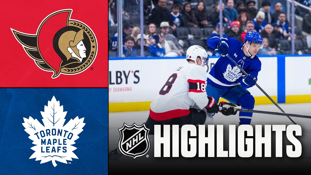 Senators vs. Maple Leafs | NHL Highlights | February 28, 2026