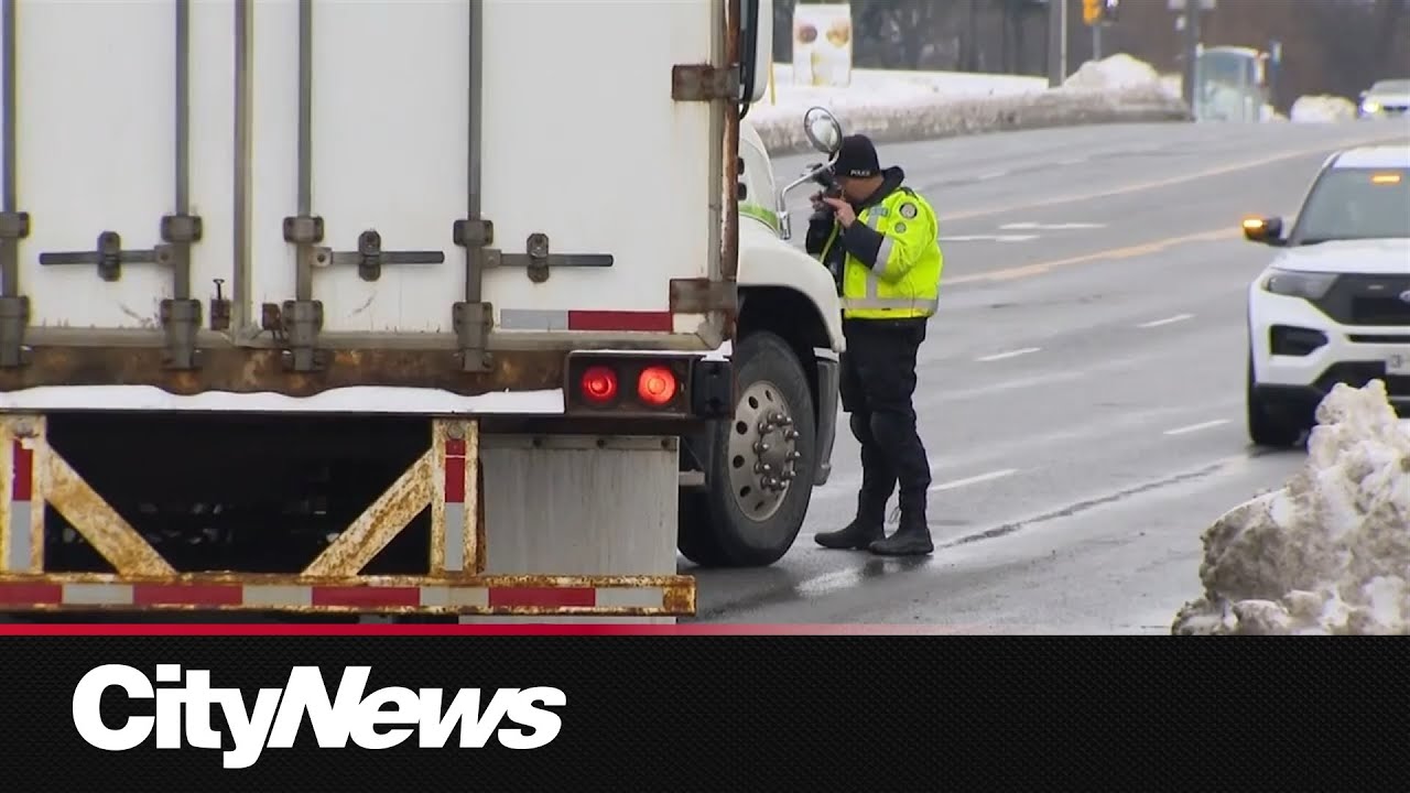 Man struck and killed by transport truck at North York intersection