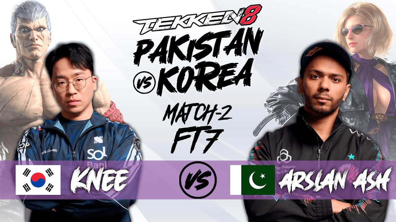 Knee (Bryan) vs Arslan Ash (Nina) ➤ The Battle Continues (Match-2) - PAKISTAN vs KOREA - FT7