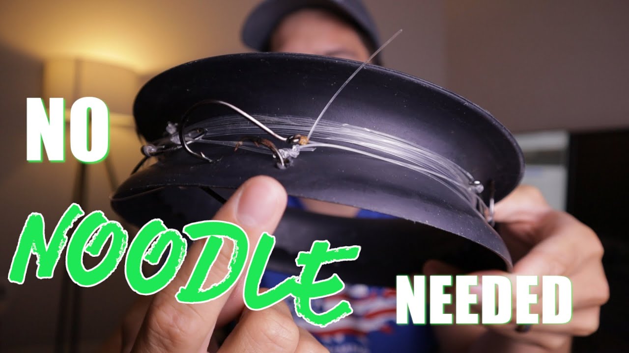 How to store your fishing rigs-NO NOODLE NEEDED!