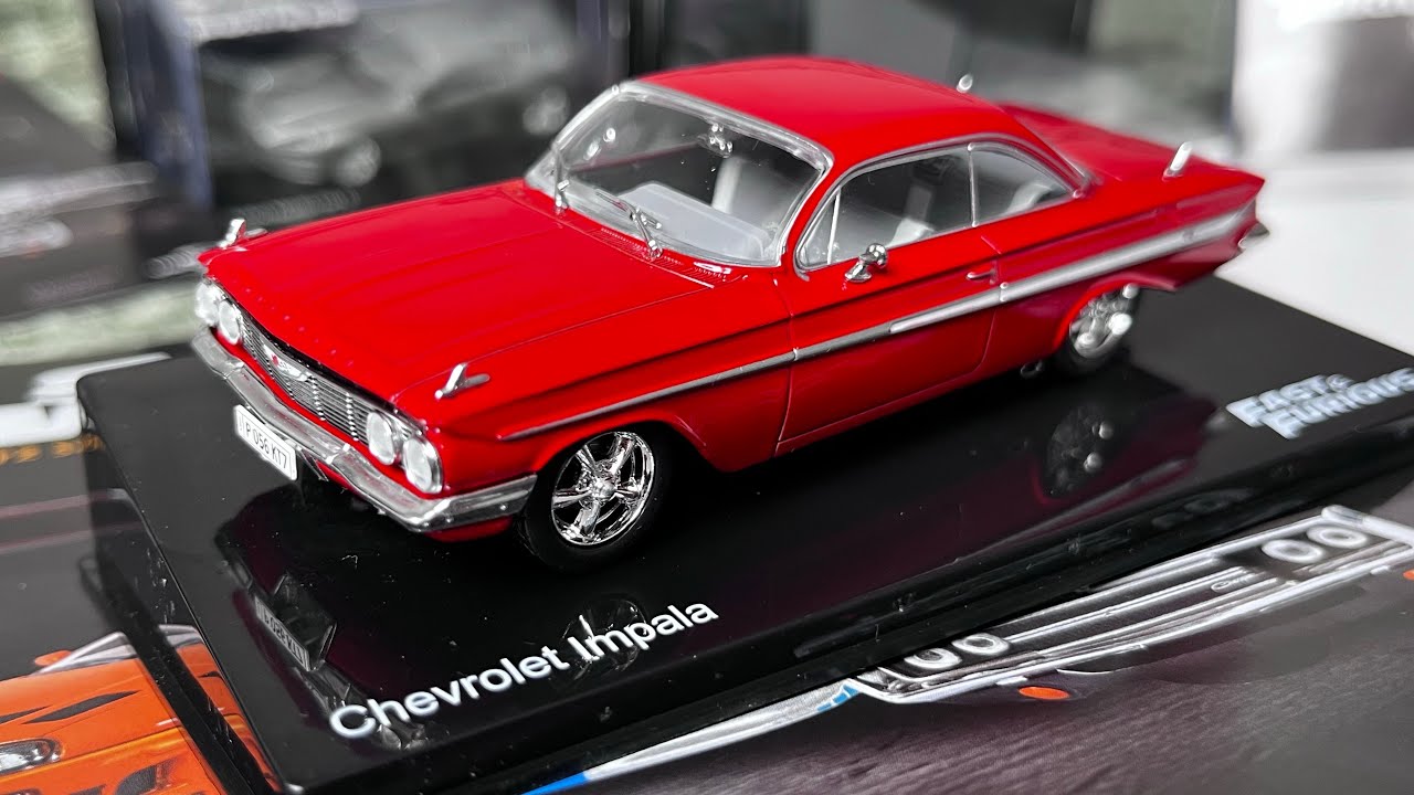Chevrolet Impala 1961 Fast and Furious 1/43 diecast model DeAgostini Szybcy I Wściekli #chevrolet 