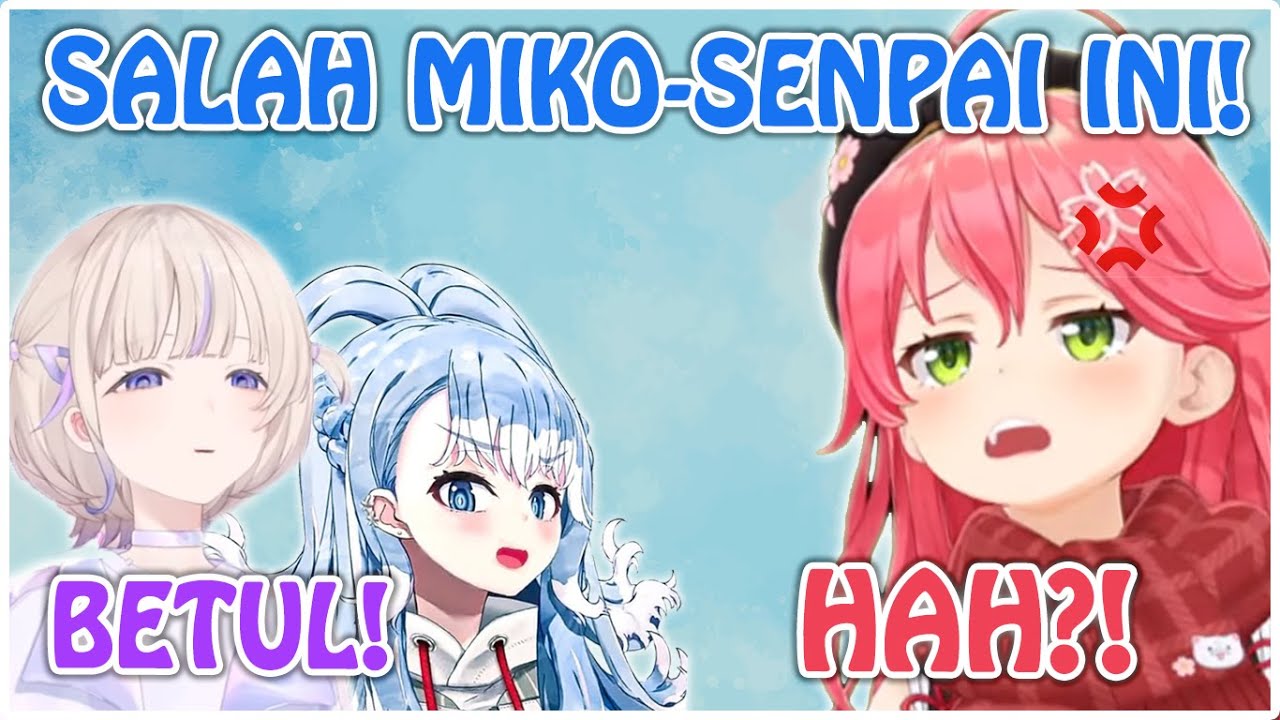 Ketika KOBO MIKO Dan HAJIME Saling Tuduh Siapa Yang Salah Dalam Pengejaan Kalimat | (Hololive Clips)