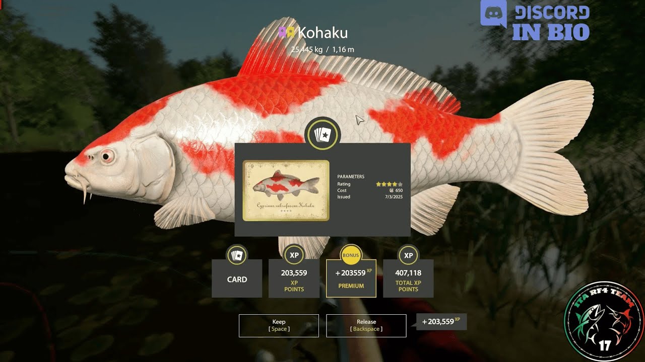 Copper Lake spot, Trophy Kohaku - #98 - Russian Fishing 4 / RF4