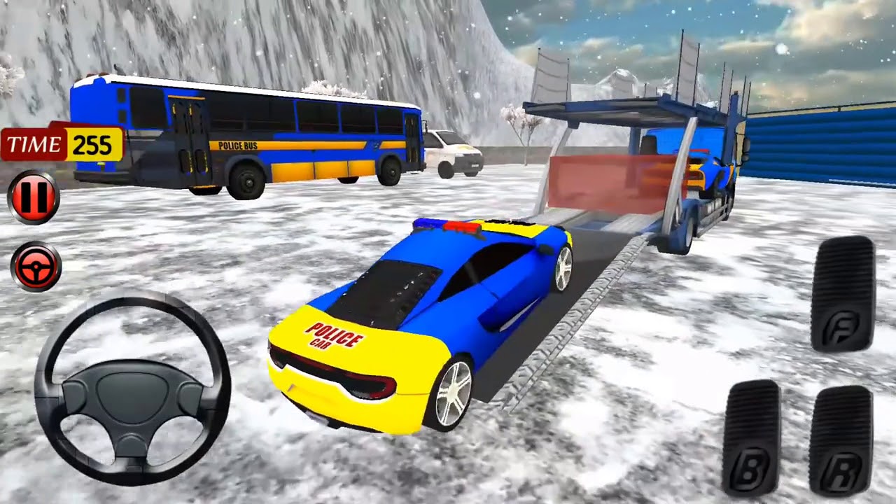 Police Car Offroad Transport Truck | Real Car Vehicules 3D | Android/ios Gameplay
