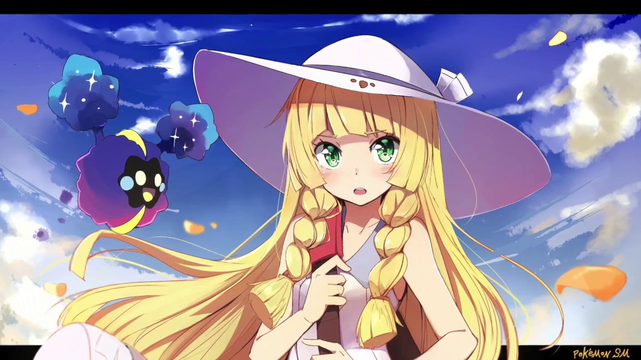 Lillie x satoshi/ash ketchum  