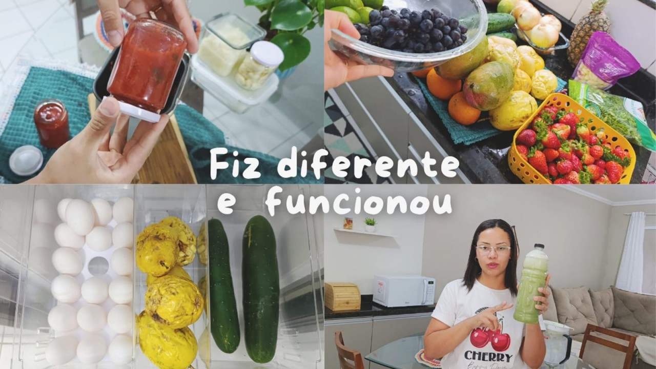 CONCENTRADO DE FRUTA PARA SUCO / ORGANIZANDO AS COMPRAS 