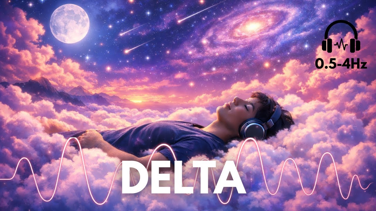 Deep Delta Waves 🌌 Sleep Instantly & Stay Asleep All Night | 432 Hz • 0.5–4 Hz • Deep Rest, Healing