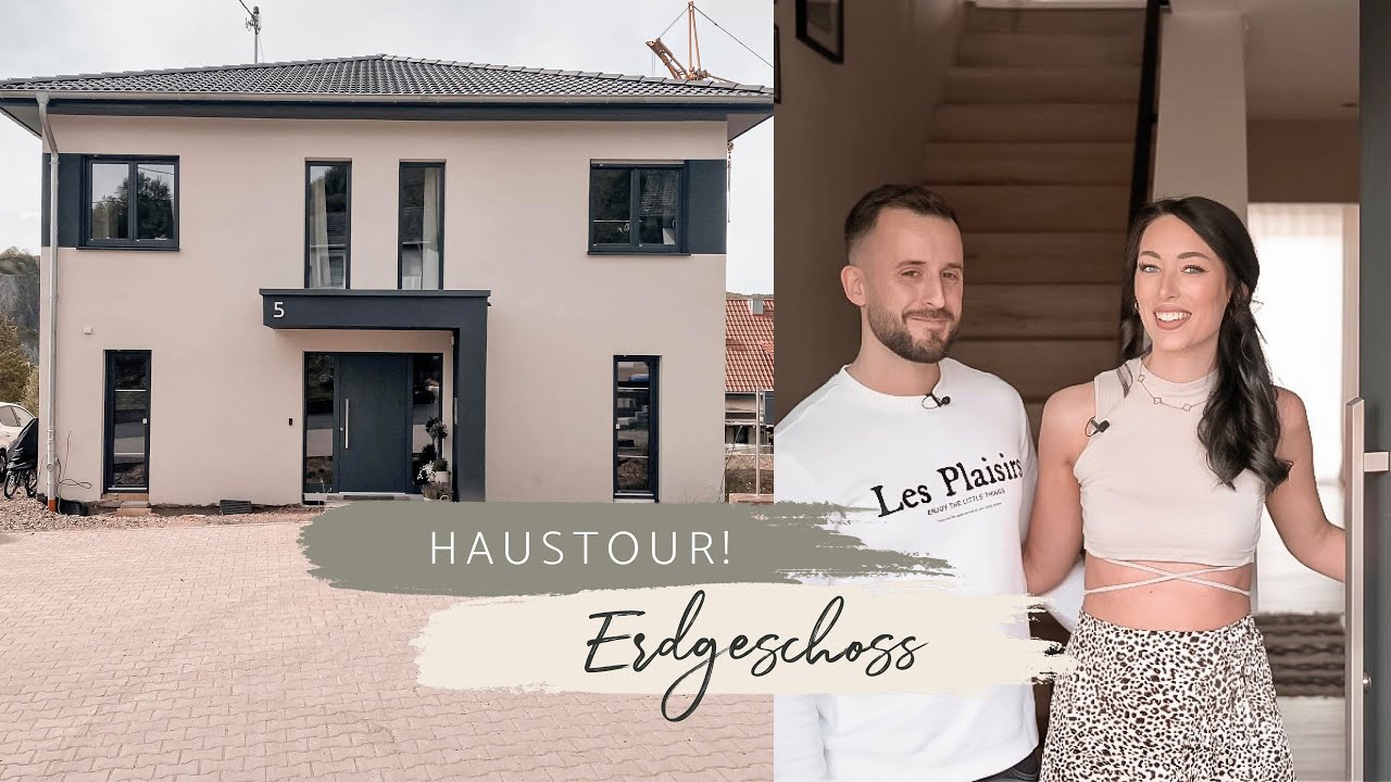 HAUSTOUR Part 1 - Erdgeschoss! Wir zeigen euch unsere Stadtvilla | m.hochvier