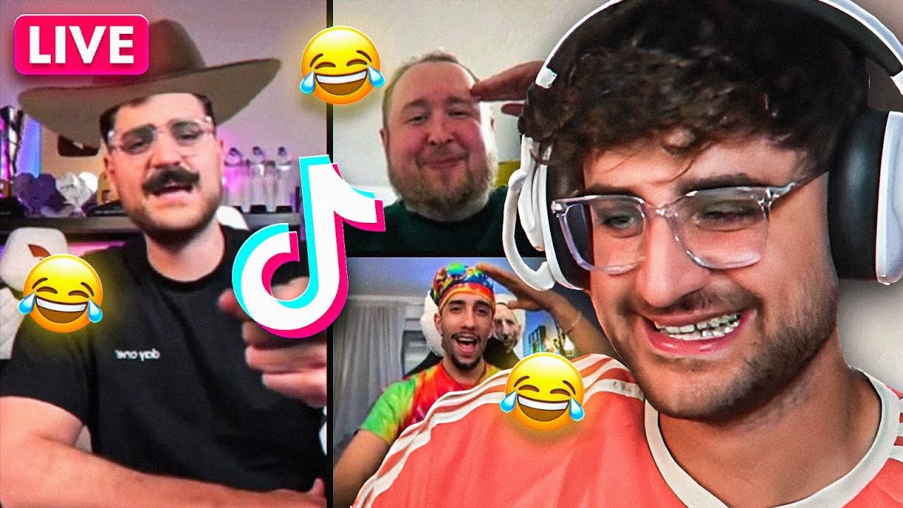 ELIS ERSTER TIKTOK STREAM mit ROHAT & JUSSEF!😂 TwitchTok Firma an Wand💀