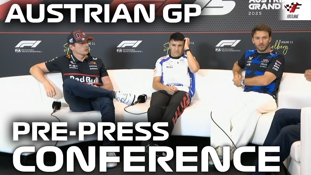 F1 Pre-Race Press Conference Austrian GP 2025 | Max Verstappe, Pierre Gasly, Isack Hadjar