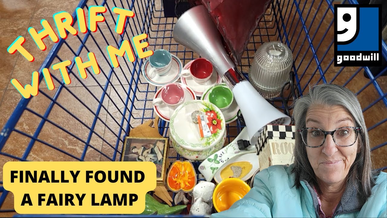 Finally Found a Fairy Lamp in the Wild - Thrift With Me at Goodwill