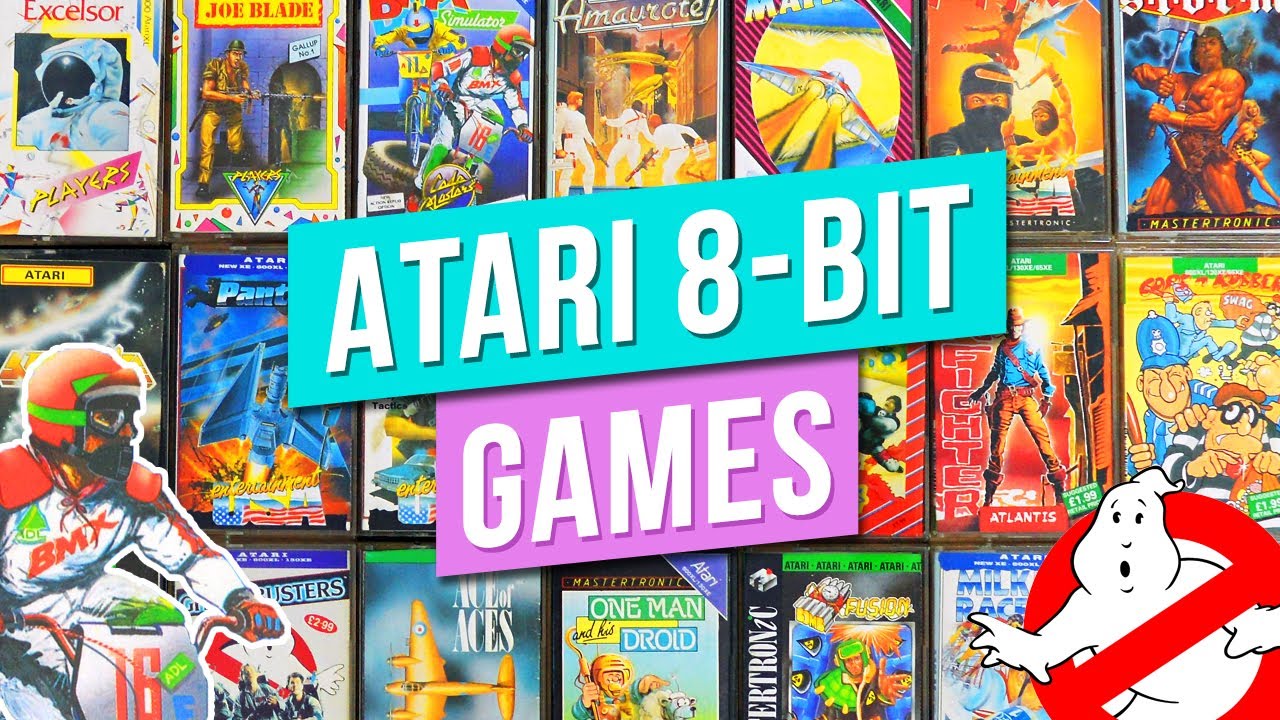 ATARI 8-BIT GAMES | Some Of The Best Atari 8-Bit Games I Had In The 80s  | Atari 65XE, 130XE, 800XL