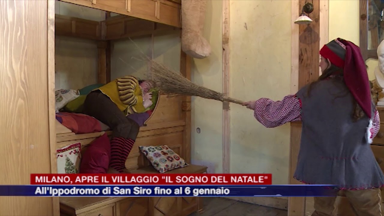 Etg - Milano, apre il villaggio “Il Sogno del Natale”. All’Ippodromo di San Siro fino al 6 gennaio