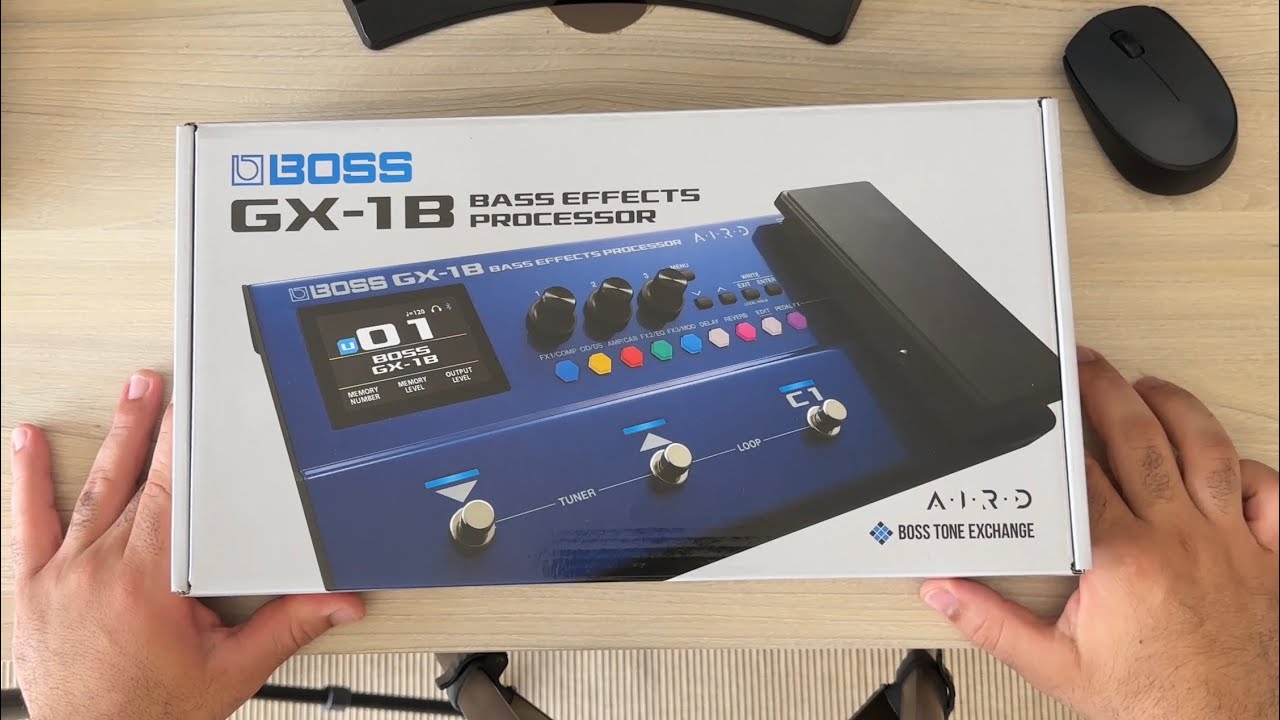 Unboxing Pedaleira Boss GX1b/ @renatobaixista 