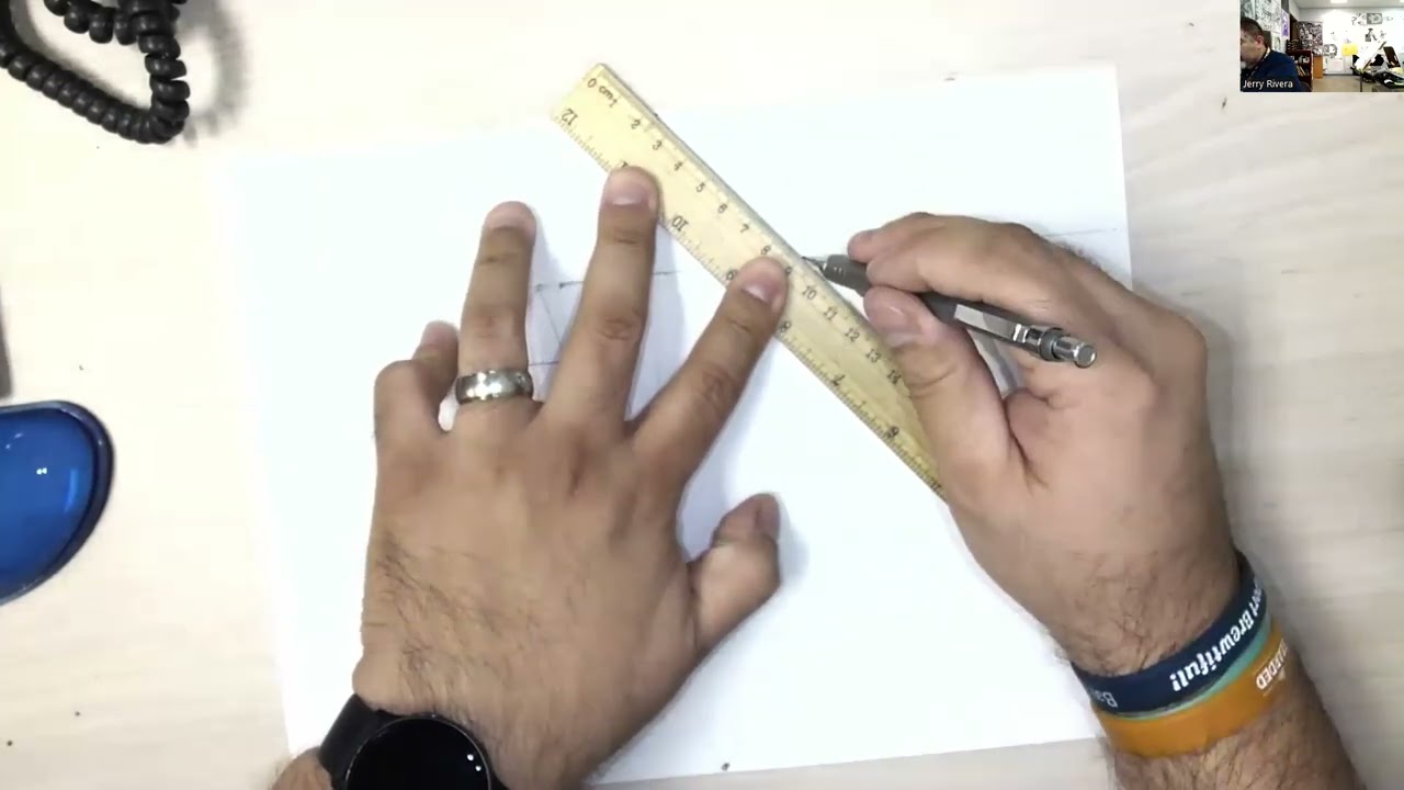 2 Point Perspective Inverted Letters