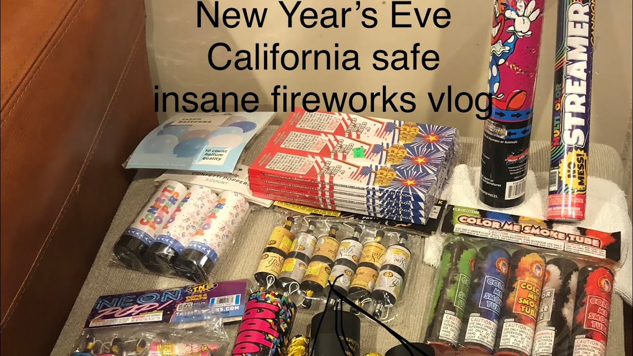 New Year’s Eve fireworks vlog in California 