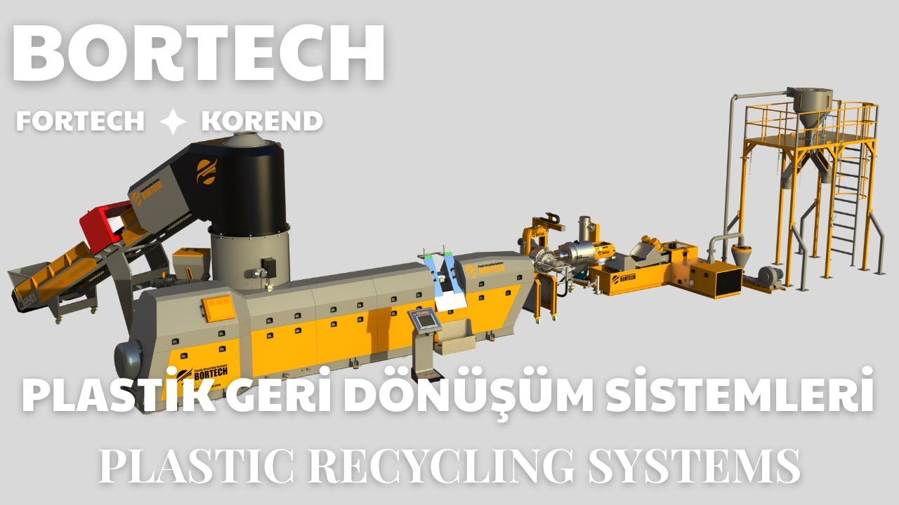 Full Plastik Geri Dönüşüm Hattı - Full Plastic Recycling Line