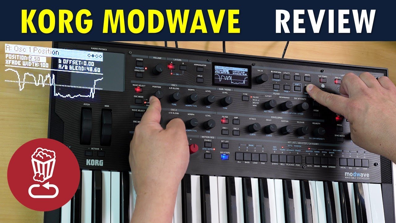 KORG MODWAVE Review // vs Wavestate // 70 presets // Full wavetable synthesis tutorial on modwave